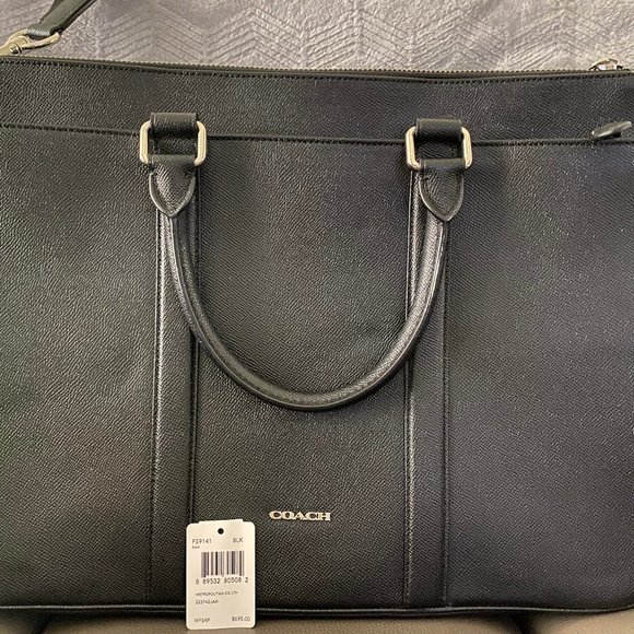 Coach - Black Laptop/Briefcase - Picture 1 of 4